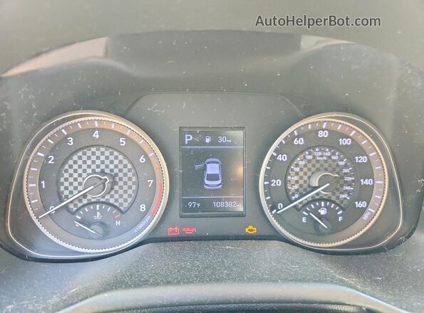 5NPD84LF5LH586770 2020 HYUNDAI ELANTRA Серый Вид щитка приборов