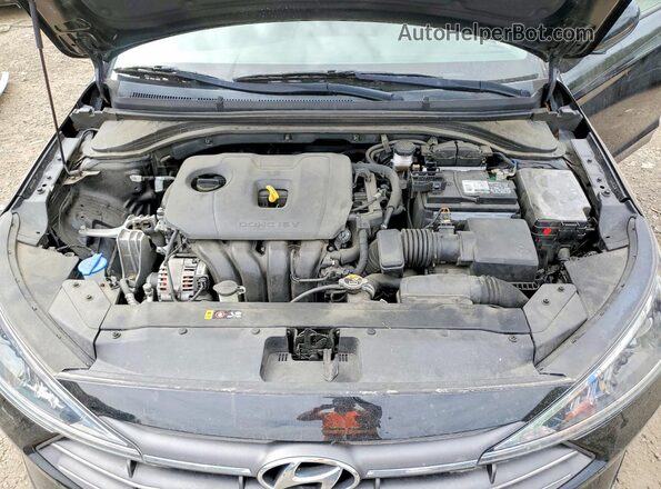 5NPD84LF5LH598143 2020 HYUNDAI ELANTRA Черный Вид задней части салона