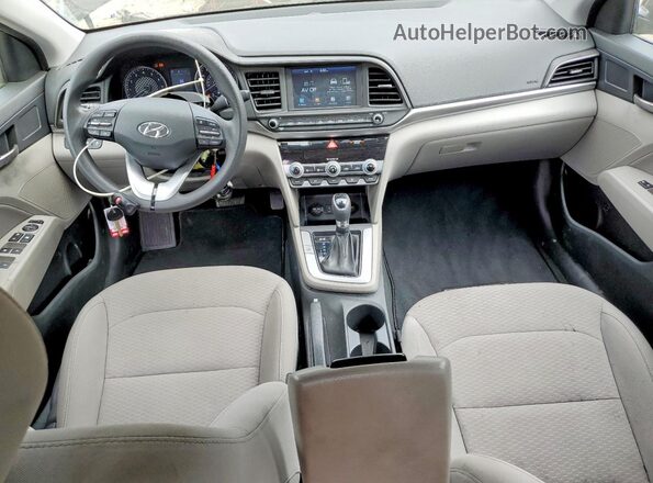 5NPD84LF5LH598143 2020 HYUNDAI ELANTRA Черный Вид панели приборов