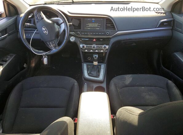 5NPD84LF5LH599356 2020 HYUNDAI ELANTRA Charcoal Dashboard view
