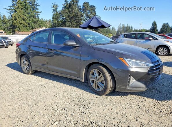 5NPD84LF5LH599356 2020 HYUNDAI ELANTRA Charcoal Front right