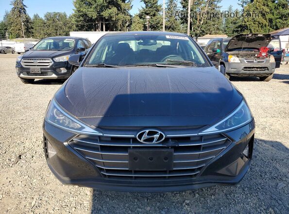 5NPD84LF5LH599356 2020 HYUNDAI ELANTRA Charcoal Front view
