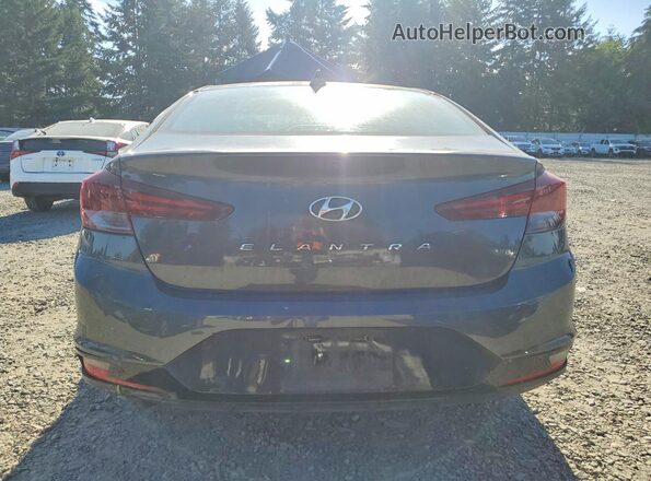 5NPD84LF5LH599356 2020 HYUNDAI ELANTRA Charcoal Rear view