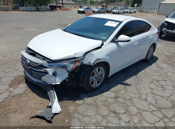 5NPD84LF5LH600005 2020 HYUNDAI ELANTRA Белый Передняя левая четверть