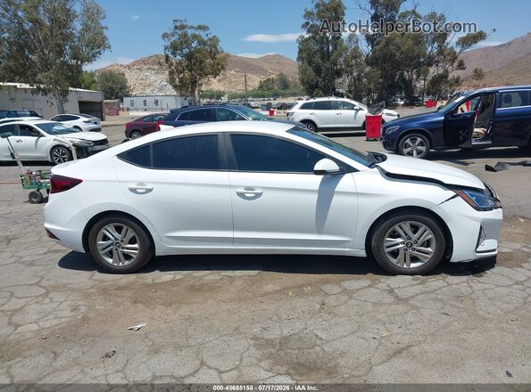 5NPD84LF5LH600005 2020 HYUNDAI ELANTRA Белый Вид щитка приборов