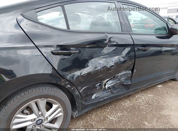 5NPD84LF5LH601137 2020 HYUNDAI ELANTRA Black Front view