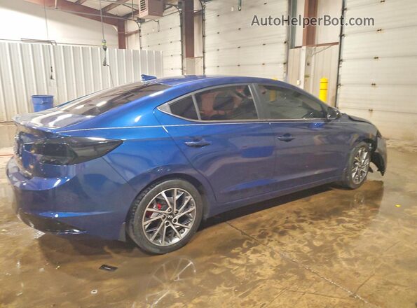 5NPD84LF5LH616835 2020 HYUNDAI ELANTRA Blue Rear right