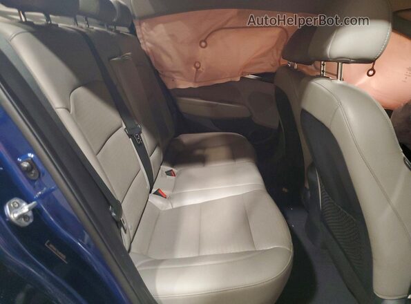 5NPD84LF5LH616835 2020 HYUNDAI ELANTRA Blue Rear seats view