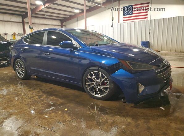 5NPD84LF5LH616835 2020 HYUNDAI ELANTRA Blue Front right