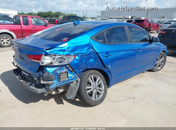 5NPD84LF6HH020270 2017 HYUNDAI ELANTRA Blue Հետևի աջ