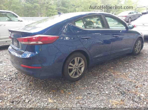 5NPD84LF6HH028059 2017 HYUNDAI ELANTRA Blue Задня права чверть
