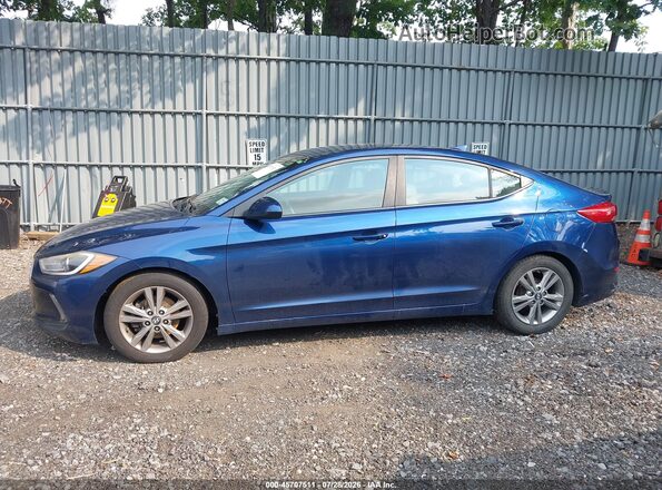 5NPD84LF6HH028059 2017 HYUNDAI ELANTRA Blue Панорамний вид салону 360°