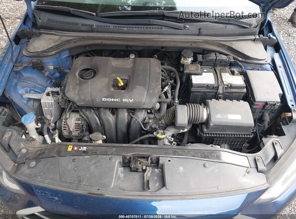 5NPD84LF6HH028059 2017 HYUNDAI ELANTRA Blue Вид ззаду