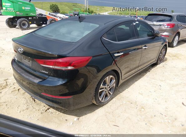 5NPD84LF6HH032757 2017 HYUNDAI ELANTRA Black Задня права чверть