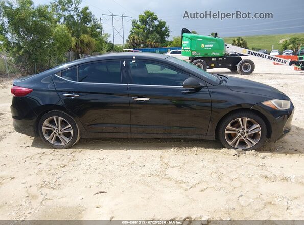 5NPD84LF6HH032757 2017 HYUNDAI ELANTRA Black Вид задньої частини салону