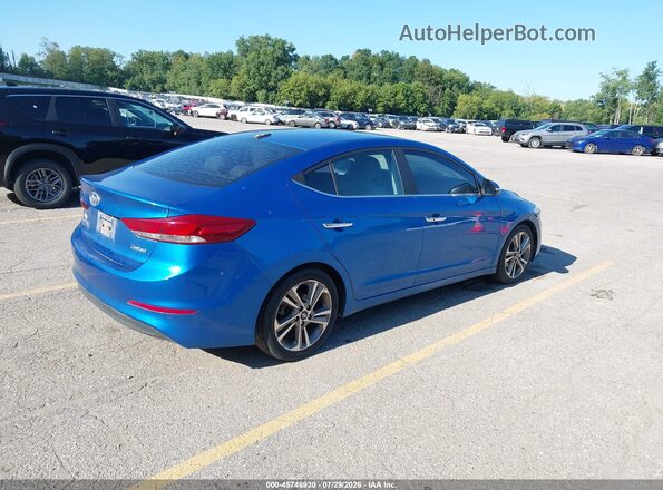 5NPD84LF6HH038994 2017 HYUNDAI ELANTRA Blue Rear right