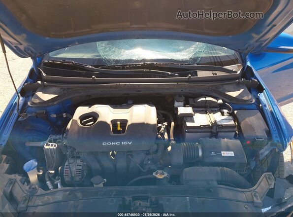 5NPD84LF6HH038994 2017 HYUNDAI ELANTRA Blue Rear view
