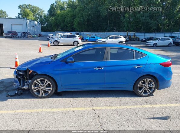 5NPD84LF6HH038994 2017 HYUNDAI ELANTRA Blue 360 interior view