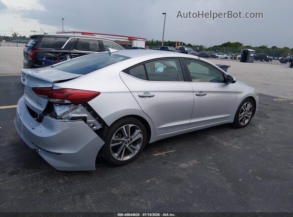 5NPD84LF6HH040843 2017 HYUNDAI ELANTRA Gray Trasero derecho