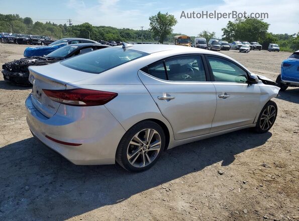 5NPD84LF6HH057903 2017 HYUNDAI ELANTRA Серебряный Задняя правая четверть