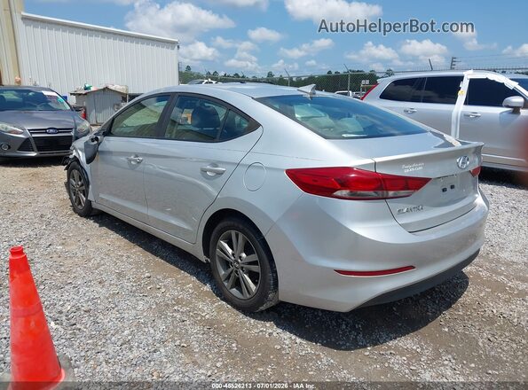 5NPD84LF6HH071672 2017 HYUNDAI ELANTRA Silver Rear left