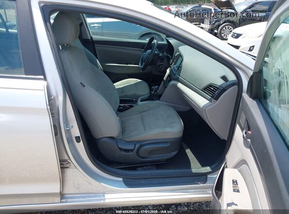 5NPD84LF6HH071672 2017 HYUNDAI ELANTRA Silver Front interior view