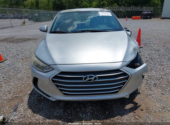 5NPD84LF6HH071672 2017 HYUNDAI ELANTRA Silver Rear interior view