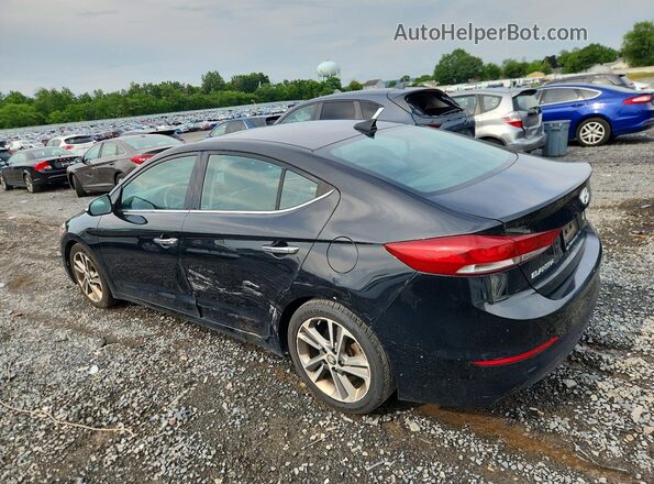 5NPD84LF6HH074054 2017 HYUNDAI ELANTRA Black უკანა მარცხენა