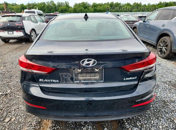 5NPD84LF6HH074054 2017 HYUNDAI ELANTRA Black უკანა ხედი