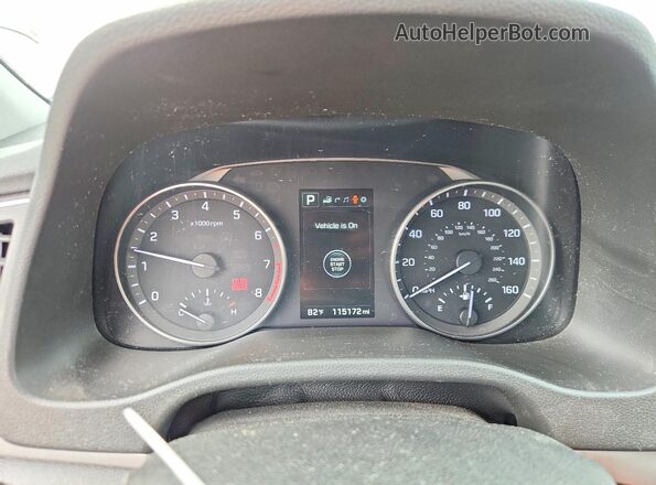 5NPD84LF6HH074054 2017 HYUNDAI ELANTRA Black ხელსაწყოთა პანელის ხედი
