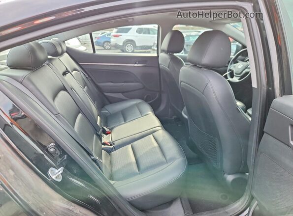 5NPD84LF6HH074054 2017 HYUNDAI ELANTRA Black უკანა სავარძლების ხედი