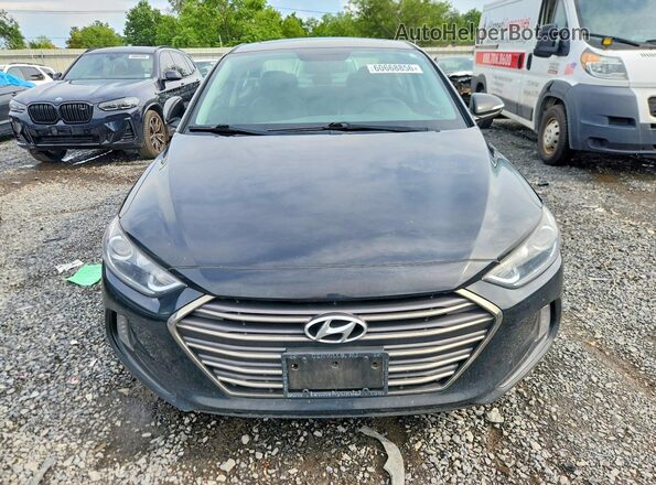 5NPD84LF6HH074054 2017 HYUNDAI ELANTRA Black წინა ხედი