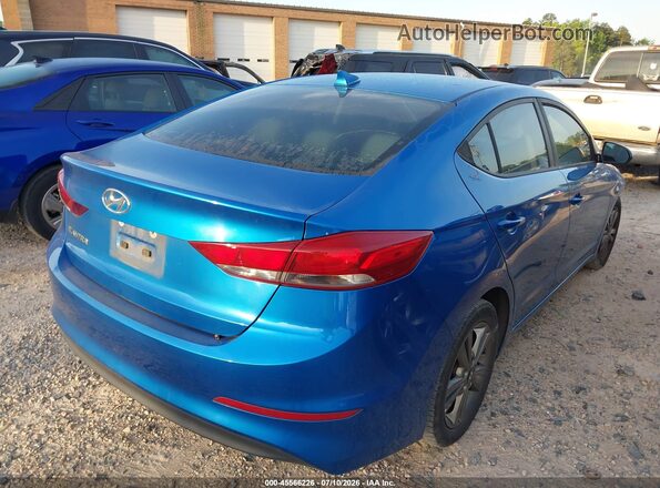 5NPD84LF6HH080226 2017 HYUNDAI ELANTRA Blue Rear right
