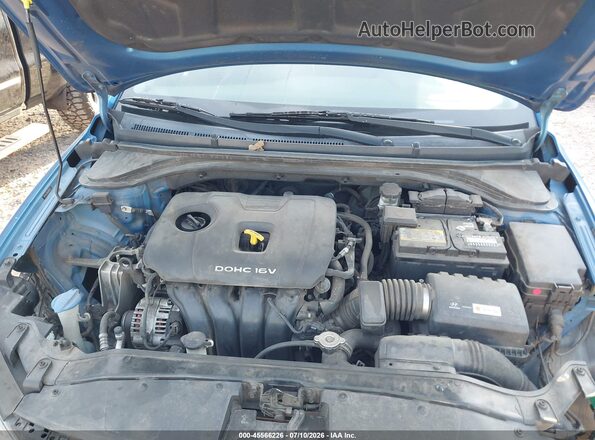 5NPD84LF6HH080226 2017 HYUNDAI ELANTRA Blue Rear view