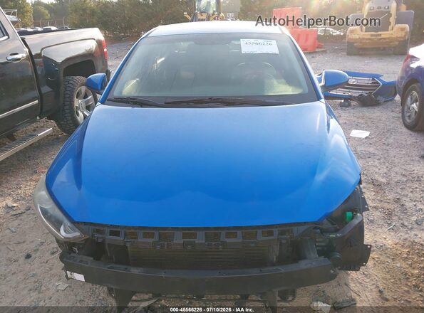 5NPD84LF6HH080226 2017 HYUNDAI ELANTRA Blue Rear interior view