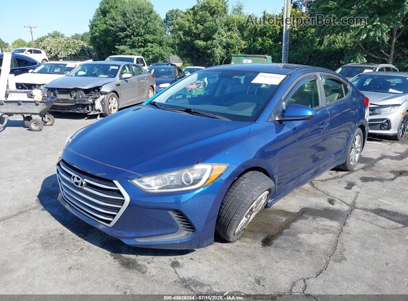 5NPD84LF6HH098418 2017 HYUNDAI ELANTRA Blue Передня ліва чверть