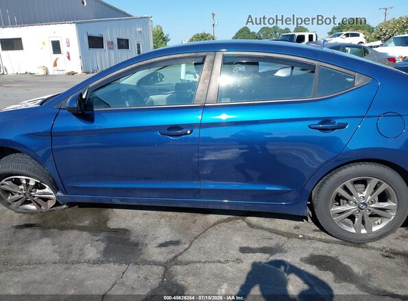 5NPD84LF6HH098418 2017 HYUNDAI ELANTRA Blue Вид задньої частини салону