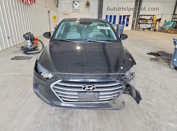 5NPD84LF6HH106792 2017 HYUNDAI ELANTRA Black Front view