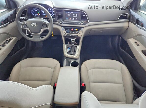 5NPD84LF6HH106792 2017 HYUNDAI ELANTRA Black Dashboard view