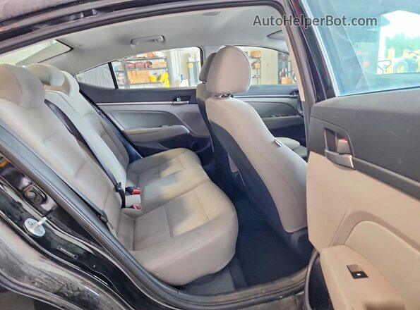 5NPD84LF6HH106792 2017 HYUNDAI ELANTRA Black Rear seats view