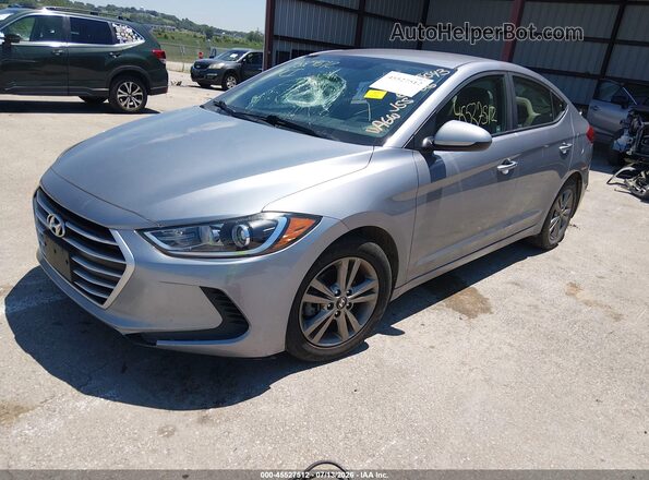 5NPD84LF6HH106923 2017 HYUNDAI ELANTRA Gray Front left