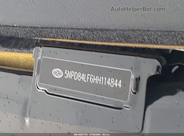 5NPD84LF6HH114844 2017 HYUNDAI ELANTRA Black Вид підкапотного простору
