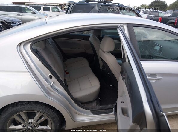 5NPD84LF6HH119915 2017 HYUNDAI ELANTRA Silver Widok naklejki z numerem VIN