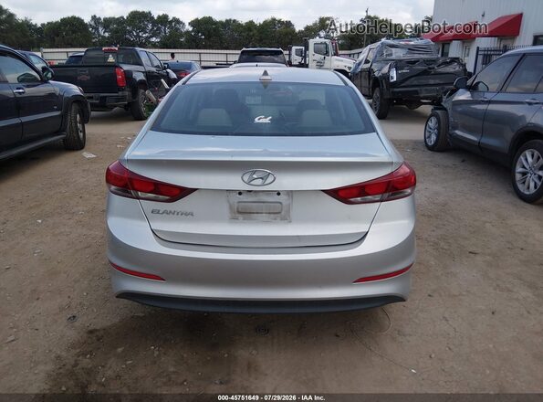 5NPD84LF6HH119915 2017 HYUNDAI ELANTRA Silver 