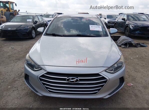 5NPD84LF6HH119915 2017 HYUNDAI ELANTRA Silver Widok zestawu wskaźników