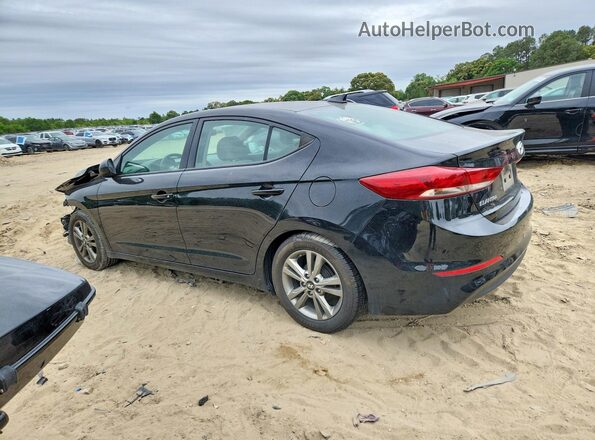 5NPD84LF6HH124824 2017 HYUNDAI ELANTRA Black Հետևի ձախ