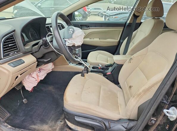 5NPD84LF6HH124824 2017 HYUNDAI ELANTRA Black Սալոնի դիմացի տեսք
