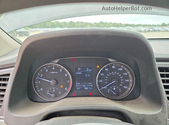 5NPD84LF6HH124824 2017 HYUNDAI ELANTRA Black Սարքավորումների վահանակի տեսք