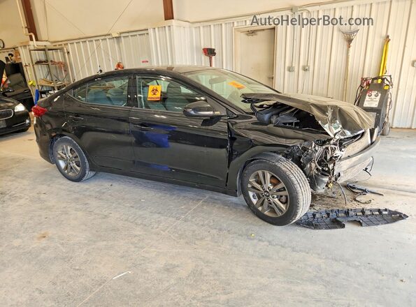 5NPD84LF6HH125035 2017 HYUNDAI ELANTRA Black წინა მარჯვენა
