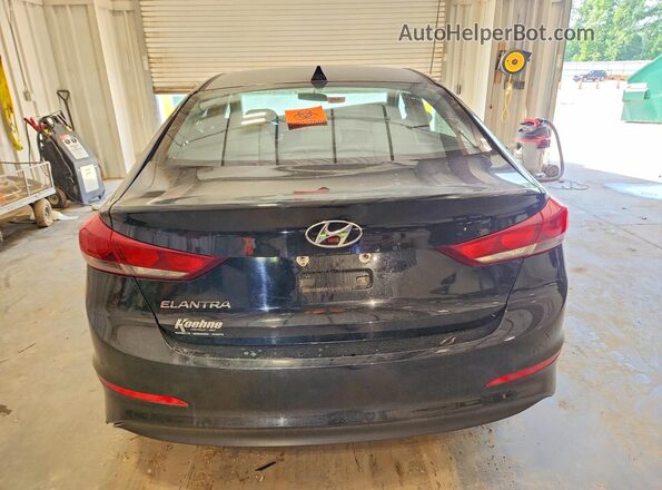5NPD84LF6HH125035 2017 HYUNDAI ELANTRA Black უკანა ხედი